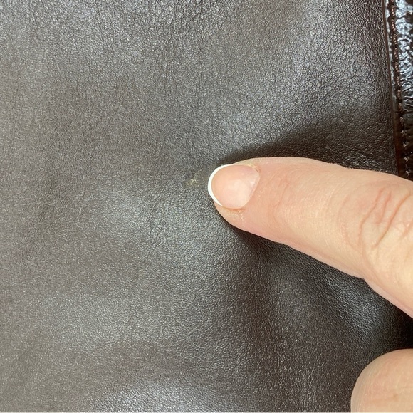 Coach Women’s Park Soft and Patent Brown‎ Leather Shoulder Satchel Bag Purse - Picture 11 of 15